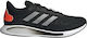 Adidas Galaxar Run Ανδρικά Αθλητικά Παπούτσια Running Core Black / Silver Metallic / Solar Red