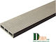 Dedron Umzäunung Deck für den Garten Graues Licht aus WPC 360x12x2cm 1Stück Gray