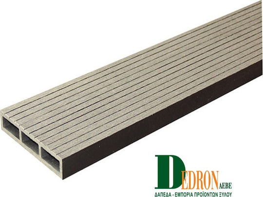 Dedron Umzäunung Deck für den Garten Graues Licht aus WPC 360x12x2cm 1Stück Gray