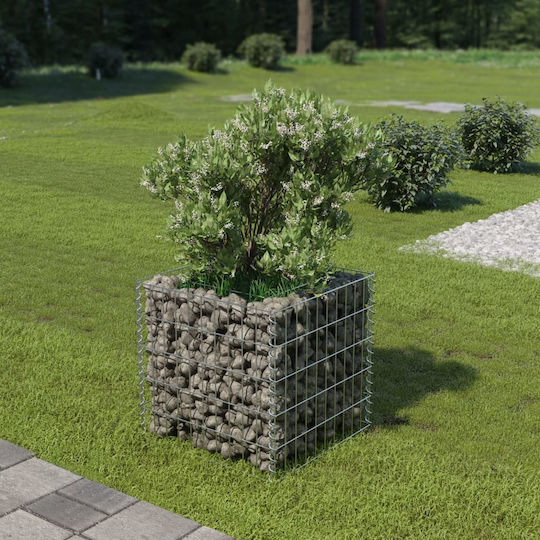 vidaXL Planter Garden Fencing Material 1pcs Silver