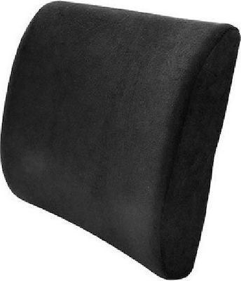 Eurolamp Car Pillow Anatomic Waist Cushion Black in Black Color 920-30011