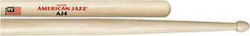 Vic Firth American Jazz 4 Hickory Drumstick with Wooden Drop Head