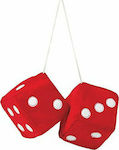 Sumex Jumbo Size Decorative Dice of Car Decorative Hanging Dice 9x9cm Red in Red Color 0016684