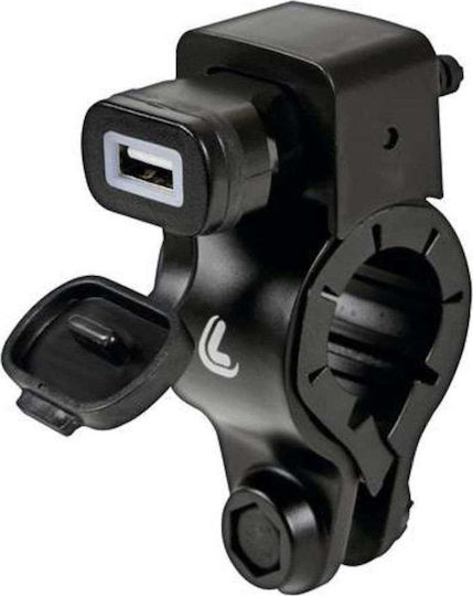 Lampa Fix Tube Wasserdicht Motorradladegerät Schnellladung 2.4A mit Anschluss: 1xUSB