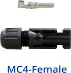 Βύσμα Σύνδεσης Φωτοβολταϊκών Τύπου MC-4 3-6 mm Θηλυκό