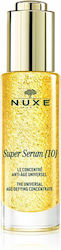 Nuxe Αnti-aging Face Serum Super 10 Suitable for All Skin Types with Hyaluronic Acid 30ml