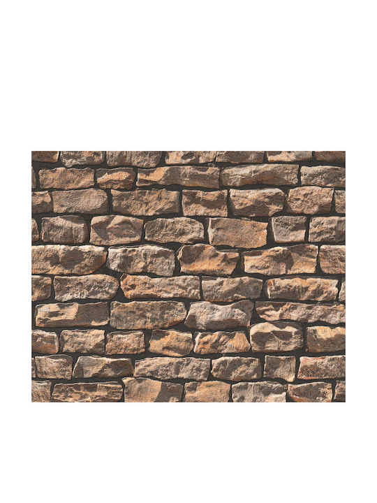 Tapet de Perete Wood Stone Vinil Bej L1000xW53cm Lavabil