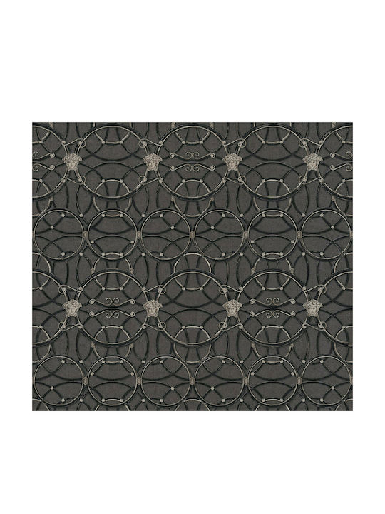 Wallpaper Versace Fabric Black L1000xW70cm Washable