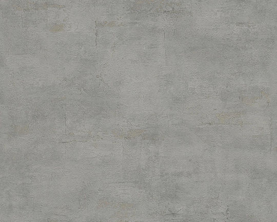 Ταπετσαρία Τοίχου Wood Stone Βινυλίου Γκρι 1000x53cm Πλενόμενη