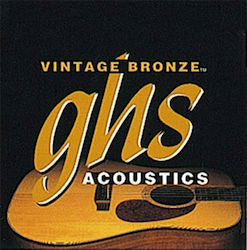 GHS Strings Vintage 12-Струнен Набор Струни за Акустична Китара Бронз 10 - 46 Custom Light