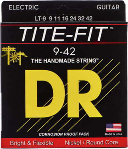 DR Tite-Fit Σετ Χορδών Nickel Plated Steel Ηλεκτρικής Κιθάρας 9 - 42"
