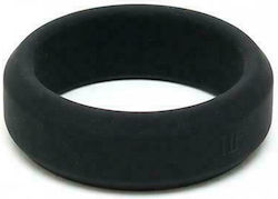Rimba Soft Flexible Cock Ring Black 5.7cm