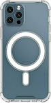 Hurtel MagSafe Coperta din spate Silicon Transparent (iPhone 12 / 12 Pro)