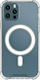 Hurtel MagSafe Umschlag Rückseite Silikon Transparent (iPhone 12 / 12 Pro)