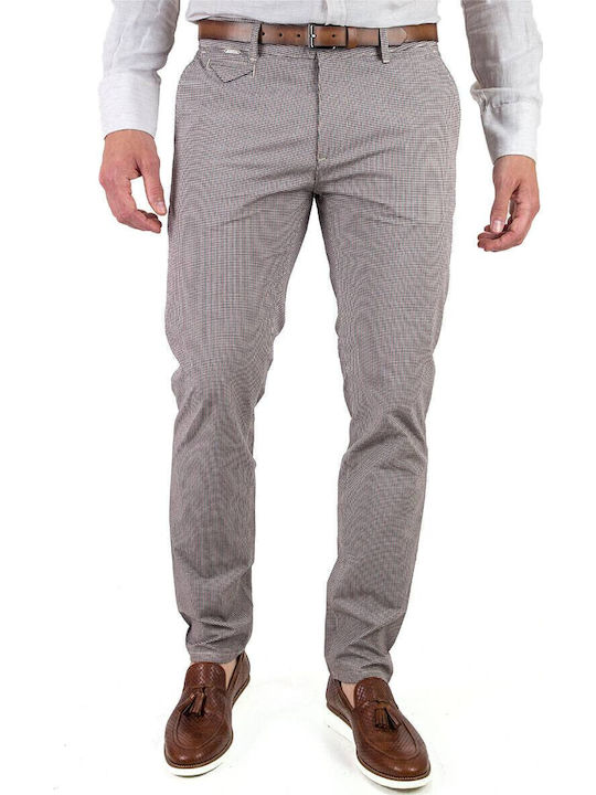 Stefan Fashion Trousers in Slim Fit Gray