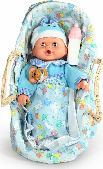 Avra Toys Σετ με Μωρό Κούκλα για 3+ Ετών 30 εκ.