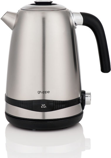 Gruppe HHB8702D Βραστήρας 1.7lt 2200W Ασημί