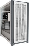 Corsair 5000D Airflow Jocuri Middle Tower Cutie de calculator Alb