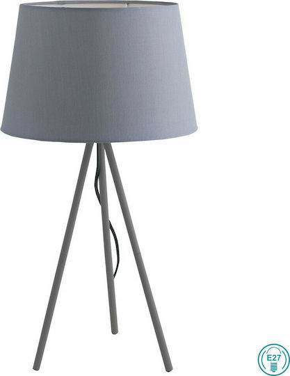 Fan Europe Marilyn Metal Table Lamp for E27 Socket with Gray Shade and Base