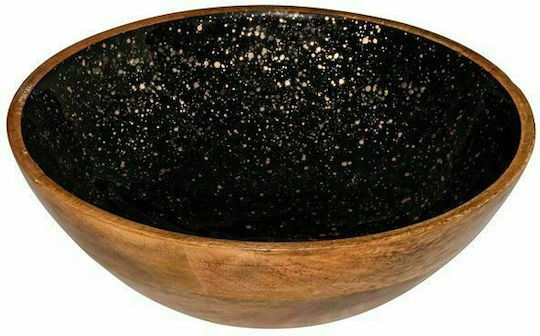 Stylepoint Wooden Salad Bowl Brown 25x25x7.5cm 2pcs