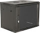 Safewell Επιτοίχια Καμπίνα Rack 18U Μαύρο SMJ6618