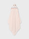 Mayoral Baby Hooded Towel Pink 90x90cm