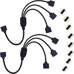 RGB LED Strip Splitter cablu RGBW Conector RGBW