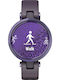 Garmin Lily Sport Aluminiu Rezistent la apă Ceas inteligent cu pulsometru (Midnight Orchid Bezel with Deep Orchid Case and Silicone Band)