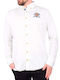 NEW ZEALAND Oxford shirt 100% cotton with embroidered Logo on chest and two-tone placket regular fit 233-016187.NZ079