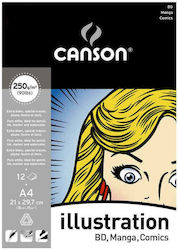 Canson Skizzenblock Illustration Skizzenblock A3 29,7x42cm A3 29.7x42cm 180237