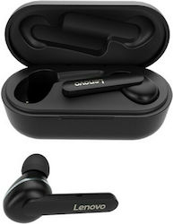 Lenovo HT28 In-Ear Bluetooth Freisprecheinrichtung Kopfhörer mit Schweißbeständigkeit und Ladehülle Schwarz
