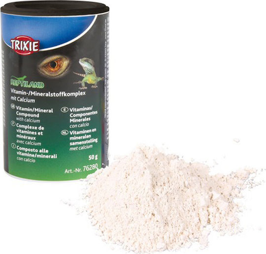 Trixie Hrana Pentru Reptile Supliment De Vitamine Cu Calciu 50gr 76280