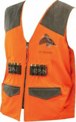 Dispan Hunting Vest Κυνηγιού Πορτοκαλί Orange