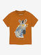 Παιδικό T-shirt Καφέ Play Zebra
