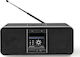 Nedis RDIN5005BK Tabletop Radio Electric with Bluetooth and USB Black