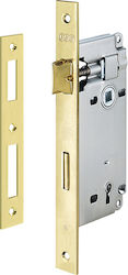 AGB Recessed Lock Mesoportas with Cylinder Silver