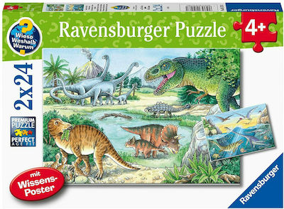 Kinderpuzzle Δεινόσαυροι für 4++ Jahre 48pcs Ravensburger