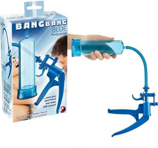 You2Toys Bang Bang Scissor Penis Pump Τρόμπα Πέους Μπλε