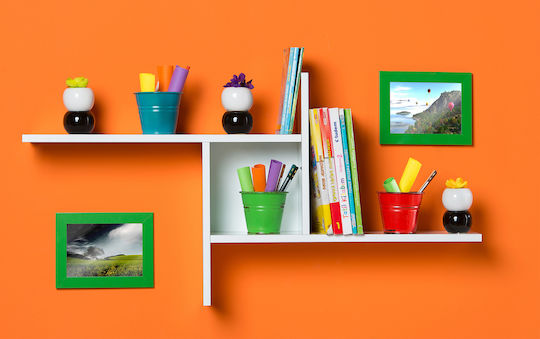 Kids Wall Mount Shelving Unit 100x18x50cm Kids Wall Mount Shelving Unit 100x18x50cm