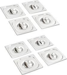 vidaXL Deckel für GN1/6 (8 Stück) 1Stück vidaXL Deckel für GN1/6 (8 Stück) 1Stück