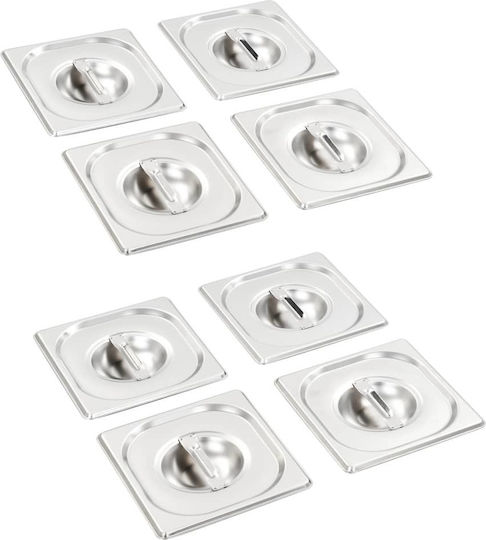 vidaXL Καπάκι για GN1/6 (8 τμχ)