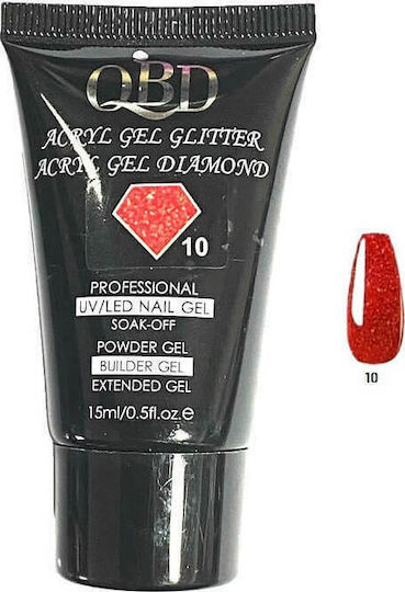 QBD Acrygel Νυχιών 10 Diamond 15ml
