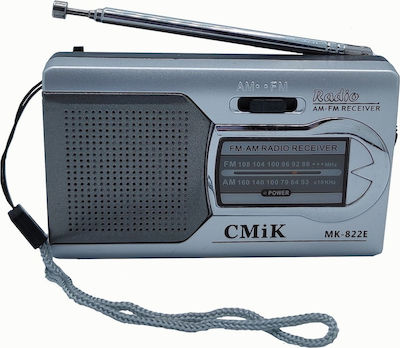 CMIK MK-822E Radio de buzunar Cu baterie Gri