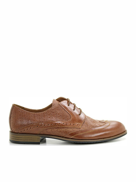 Boxer Δερμάτινα Ανδρικά Oxfords Ταμπά