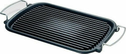 ILSA Commercial Grill Cast Iron Pan for Induction Hob 24x37cm