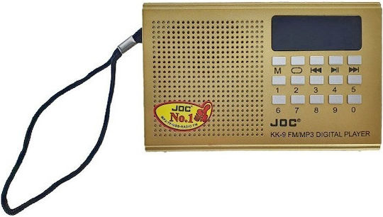 Joc KK-9 Tragbares Radio mit USB Gold