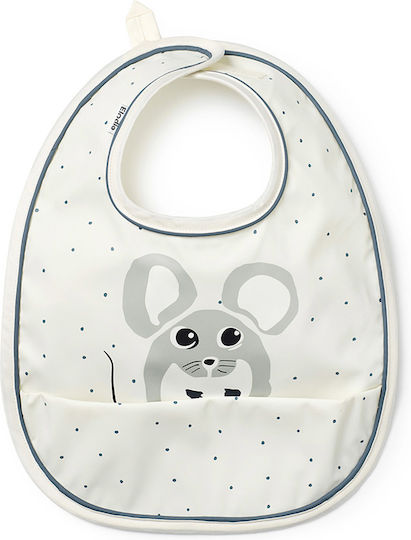 Elodie Details Forest Mouse Max Lätzchen Stoff mit Bügelverschluss und Schlaufe & Tasche Blau für 3 m+