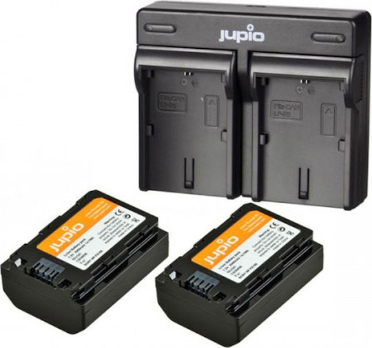 Jupio Double Battery Charger NP-FZ100 Compatible with Sony