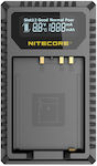 NiteCore Διπλός Φορτιστής Μπαταρίας FX1 Συμβατός με Fujifilm