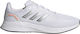 Adidas Run Falcon 2.0 Ανδρικά Αθλητικά Παπούτσια Running Cloud White / Silver Metallic / Solar Red